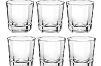 Treo By Milton Crescent Cool Glass, Set Of 6, 205 Ml, Transparent