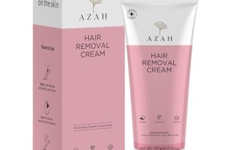 Azah Facial Hair Remover For Women | Hair Removal Cream For Women, Normal Skin – 100G | Suitable For Legs, Underarms, Bikini Line, Arms | Long Lasting Smoothness Than Razors | Dermatologically Tested