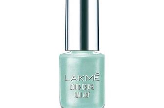 Lakmé Color Crush Nailart, M16 Mint Blue, 6 Ml