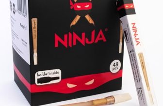 Ninja Pre Rolled Cones (Brown) With Holdie Inside