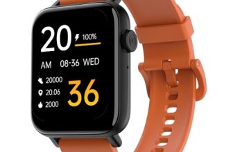 Noise Vivid Call 2 Smart Watch With 1.85” Hd Display, Bt Calling, Ip68 Waterproof, 7 Days Battery Life, Sleep Tracking, 150+ Watch Faces (Sunset Orange)