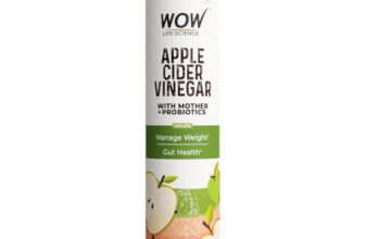 Wow Life Science Apple Cider Vinegar Effervescent Tablet + Probiotics For Weight Management, Gut Health & Digestion – 15 Effervescent Tablets