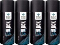 Bombay Shaving Company Black Vibe 150Ml X 4 Combo Deodorant Spray – For Men(600 Ml, Pack Of 4)