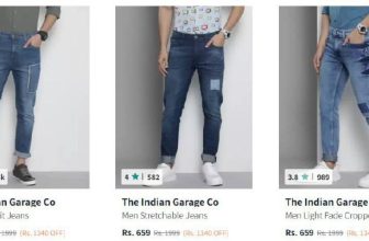 Myntra : The Indian Garage Co Jeans upto 67% Off From ₹659-