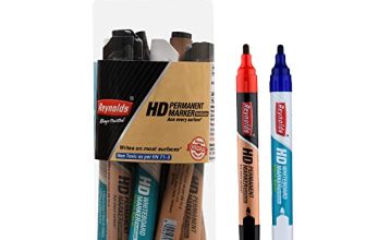 Reynolds Hd Bold Marker Combo 10 Ct Jar (3 Hd Pm Black, 3 Hd Pm Blue, 1 Hd Wm Black, 1 Hd Wm Blue, 1 Hd Pm Red & 1 Hd Pm Green)