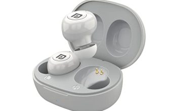 Portronics Harmonics Twins S3 Smart Tws Bluetooth 5.2 Earbuds With 20 Hrs Playtime, 8Mm Drivers, Type C Charging, Ipx4 Water Resistant, Low Latency, Lightweight Design(White)