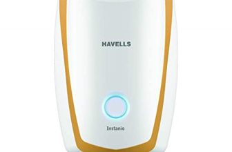 Havells Instanio 3-Litre 3Kw Instant Water Heater (Geyser) White Mustard, Wall Mounting