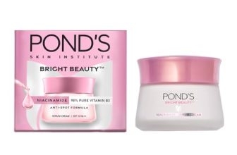 Pond’S Bright Beauty Spf 15 Pa ++ Day Cream 50 G, Non-Oily, Mattifying Daily Face Moisturizer – With Niacinamide To Lighten Dark Spots For Glowing Skin