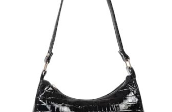 Fargo Leatherette Side Black Sling Bags For Women’S Ladies
