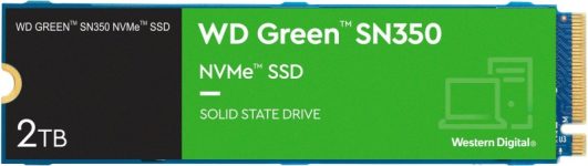 Western Digital Wd Green Nvme Sn350 2 Tb Desktop, Laptop Internal Solid State Drive (Ssd) (Wds200T3G0C)(Interface: Pcie Nvme, Form Factor: M.2)