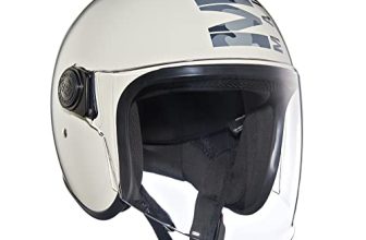 Royal Enfield Flip-Up Coopter Camo Mlg Isi Certified Riding Helmet With Clear Visor Gloss White, Size: L(59-60Cm) With High Density Eps For Better Impact Absorption & Comfort On Long Rides