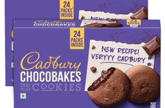 Cadbury Chocobakes Chocfilled Cookies, 300 G (Pack Of 2)