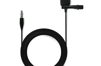 Jbl Commercial Cslm10 Auxiliary Omnidirectional Lavalier Microphone For Content Creation, Vlogging & Voiceover (Black)