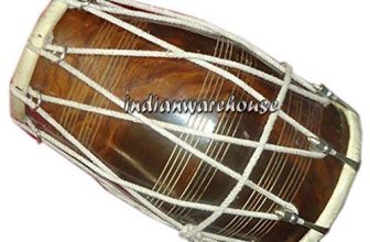 Sm’Sai Musicals Pakhawaj Dholak Drum 18 Bolt Tuned Sheesham Wood Dholki