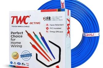 Twc Active Single Core Electrical Wire |Blue, 180 Meter, 0.75 Sq.Mm. |Pvc Electrical Insulated Copper Wire | Cable For Domestic & Industrial Connection Purpose | Flame Resistant |