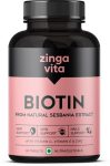 Zingavita Plant Based Biotin Tablets From Natural Sesbania Agati Leaf Extract(60 Tablets)