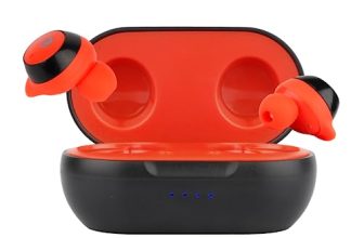 Zebster Duo 1 Earphone With Bluetooth 5.1,Voice Assistant Support,Call Function,Sporty&Splash Proof Design,Upto 6.5H* Playback Time(Red),In-Ear