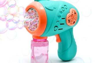 Graphene Portable Colour Bubble Gun For Kids Toddlers | 10000+ Bubbles Per Minute Leak-Proof, Automatic Bubble Gun – Birthday Gift Summer Toy For Boys And Girls Age 3-16 Years Old Indoor Outdoor Play
