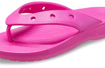 Crocs Classic Pink Flip-(207713-6Ub)-10 Uk Men (M11)