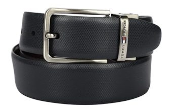 Tommy Hilfiger Eliot Leather Reversible Belt For Men – M 90Cm, Navy+Wine