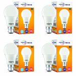 Wipro Garnet 10W Led Bulb For Home & Office |Cool Day White (6500K) | B22 Base|220 Degree Light Coverage |4Kv Surge Protection |400V High Voltage Protection |Energy Efficient | Pack Of 4