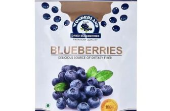 Wonderland Foods Premium Dried Californian Blueberries 150G Pouch | Healthy & Tasty Whole & Dried Blueberry | Rich In Calcium And Vitamin K | Vegan, Non-Gmo & No Preservatives