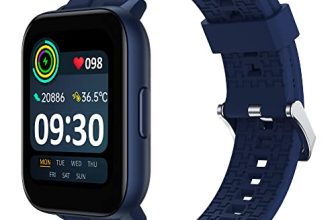Realme Techlife Smart Watch Sz100 1.69″ Hd Display With Spo2, Heart Rate & Temperature Monitors (Blue Strap, Free Size), Rmw2103