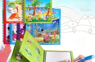 Graphene® Pack Of 5 Magic Water Coloring Doodle Book & Magic Pen Reusable Magic Water Quick Dry Book Water Coloring Book Doodle With Magic Pen Painting Board For Children Education Drawing Pad