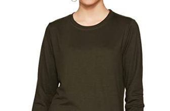 Newport Women’S Polyester Crew Neck Sweatshirt (Npwwpss20001Z01_Olive’ _S)