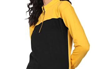 Newport Women’S Polyester Hooded And Crew Neck Sweatshirt (Npwwpss20003Y06_Yellow’_S)