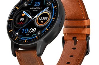 Vibez By Lifelong Smartwatch For Men & Women | 1.28″ Hd Display | One Watch.Two Straps |Bluetooth Calling, Multiple Watch Faces, Health Tracker, 7-Day Battery|1 Year Warranty( Vbswm189,Emerald Series)