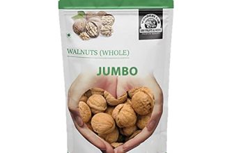 Wonderland Foods California Inshell Walnuts 1Kg Pouch | Latest Fresh Crop Inshell Walnut Akhrot | High In Protein & Iron | Low Calorie Nut | Healthy & Delicious
