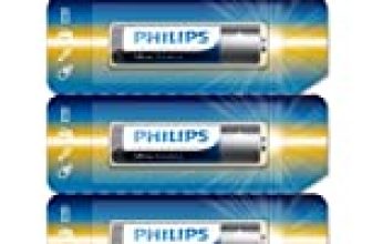 Philips Aa Ultra Alkaline 10 Pack (10 Nos. Per Strip), Blue,Lr6E10Ts/97