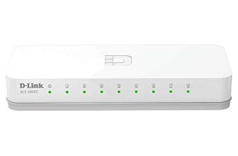 D-Link Des-1008C 8-Port 10/100 Mbps Unmanaged Switch ( White )