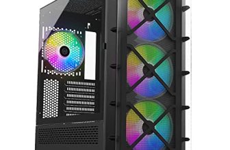 Ant Esports Ice-5000 Rgb Mid- Tower Computer Case/Gaming Cabinet – Black | Supports E-Atx, Atx, Micro-Atx, Mini-Itx | Pre-Installed 3 X 120Mm Argb Fans In Front