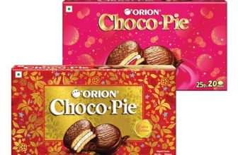 Orion Choco Pie-Chocolate Coated Soft Biscuit-Strawberry And Chocolate Combo-40 Pcs,1060 Grams
