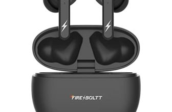 Fireboltt Fire Pods Rigel With Appealing Rgb Lights, Bluetooth 5.3, Mammoth 13Mm Drivers, Dual Mic Enc, 30Db Anc And Gaming Mode (Black)