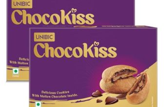 Unibic Choco Kiss Cookies | Centre Filled Cookies | Chocolate Cookies 500Gm