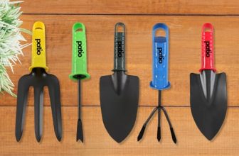 Patio Planet Gardening Hand Tools Set – 5 Pieces (Cultivator, Big And Small Trowel, Weeder, Fork) | Tools For Home Garden | Durable Plant Tool Kit | Farming Tools