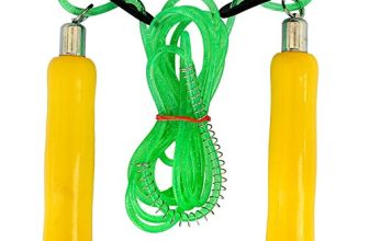 Watson Wooden Skipping Rope, Adjustable Skipping Rope For Men & Women, Girls, Boys, Skipping Rope For Exercise, Fitness Rope, Exercise Rope, Fitness Skipping Rope (Green)