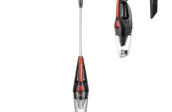 Midea T2 2-In-1 Handheld & Corded Stick Vacuum Cleaner For Home & Car|600W Motor With Strong Powerful 13.5 Kpa Suction|1 Year Warranty | Washable Filter|With Floor Brush & Crevice Tool