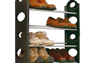 Go Hooked 4 Layer Plastic Shoe Rack Shoe Rack Plastic Shoe Rack Durable Space Saving Compact Multi Purpose Sturdy Versatile Organize Modern Efficient Easy Assembly