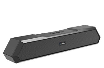 Blaupunkt Newly Launched Sba15 14W Bluetooth Soundbar I 1200 Mah Battery I Turbovolt Charging I Aux, Bluetooth, Usb & Tws I Mini Gaming Bt Speaker For Tv, Mobile, Pc, Tablets, Laptops (Premium Black)