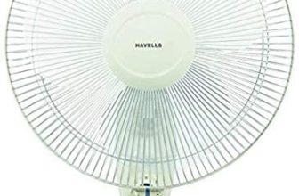 Havells 400Mm Swing Wall Fan | 4 Star, High-Performance, Wall Fan For Kitchen & Home, Smooth Oscillation, 100% Copper Motor | 3-Speed Control, 2-Year Warranty, 120 Ribs Guard | (Pack Of 1, Off White)