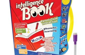 Graphene Intelligence Phonetic Learning E-Book Activity With Sound, Alphabet,Numbers,Shapes,Animals,Nursery Rhyme Birthday Gift For Kids,Battery Operated Musical Toy For Kids Multicolor ( Pack Of 1)