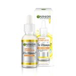 Garnier Skin Naturals, Bright Complete 30X Vitamin C Booster Face Serum, Increases Skin’S Glow Instantly And Reduces Spots Overtime, With 2% Niacinamide + 0.5% Salicylic Acid, For Men & Women, 30 Ml