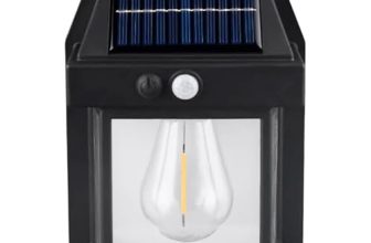 Glun® Tungsten Screen Wall Outdoor Solar Led Tungsten Wire Wall Garden Induction Light Lamp Wireless Motion Sensor, Waterproof