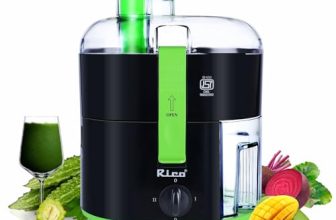 Rico 350W Isi Marked & Fully Automatic Electric Juicer | Portable Juicer, Compact Design, Slow Juicing Process To Extract Maximum Juice From Fruits & Vegetables