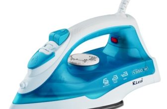 Rico 1350W Light Weight Steam Iron Press For Clothes | Non Stick Coated Soleplate | Steam Rate Of Up To 25 G/Min, 0.8G/Press Water Spray | 2 Year Replacement Warranty
