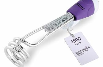 Rico Irpro 1500W Shockproof Japanese Technology Electric Water Heater Immersion Rod With Waterproof & Protection | Instant Heating With Bucket Holder | Isi Certified 2 Year Replacement Warranty